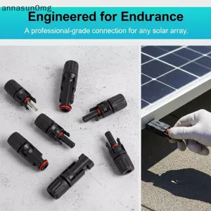 AA 5 Cặp / 10 Cặp Đầu Nối PV IP67 Đầu Nối Bảng Điều Khiển Năng Lượng Mặt Trời Chống Nước Nam & Nữ 1000V 1500V Cho Hệ Mặt Trời Sử Dụng VN