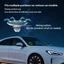 Đèn LED AWNGD, Đèn khí quyển ô tô chạy bằng nhựa, Cảm biến thông minh đa năng Đèn cửa sổ trang trí tự động