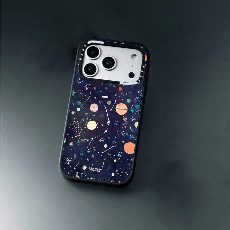 CASECASE X Space Case White Camera Ring Edition Matte Đen Cứng Hút Từ Tính Tác Động Dành Cho Apple IPhone 13 14 15 16 17 Pro Max Air Plus Có Hộp