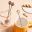 Xintianrui 304 Thép không gỉ Phong cách Châu Âu Tay cầm dài Bộ thìa cà phê Khuấy, Món tráng miệng Định hình Essential 6.15