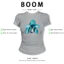BOOM Áo Baby Tee Nữ Cotton Ôm Body-Áo Thun Ngắn Tay Y2K In Hình PhongCách Mùa Hè, Cổ Tròn Hàng Đầucách hàn quốc phong257