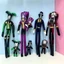 Trò Chơi Freak Xiếc Búp Bê Di Chuyển Vui Nhộn Pierrot Harlequin Jester Hình Cosplay Trừu Tượng Dây Đồng Hồ Chống Đỡ
