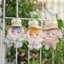 PS1 Dễ Thương Hợp Thời Trang Đồ Chơi Vinyl Plushie Mù Hộp Phong Cách Kỳ Nghỉ Mũ Rơm Túi Búp Bê Charm SP1