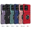 Dành Cho Motorola Moto G Play (2026) Ốp Lưng Hạng Nặng Vòng Xoay Từ Tính Chân Đế Bảo Vệ Khe Cắm Thẻ ẩn Ví