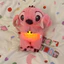 Lilo Stitch Angel Stitch Đồ chơi nhẹ nhàng Thở sáng lên Búp bê sang trọng Đồ chơi đồng hành mềm mại