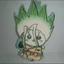 Dr.STONE Senku Ishigami Cảm Thấy Móc Khóa Anime Túi Charm Handmade Sang Trọng Mặt Dây Chuyền Ba Lô Phụ Kiện Quà Tặng