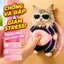 ⚡Ship Nhanh⚡Silicon siêu mềm sticker mèo 3D | Bóp vui bụng mèo sticker chống va | Sticker bảo vệ góc dễ thương