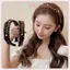 JRP Phong Cách Chống Trơn Trượt Xương Cá Bện Tóc Giả Một Mảnh Thời Trang Nữ Băng Đô Quấn Tóc Phụ Kiện Tóc Thích Hợp Cho Đầm JRP