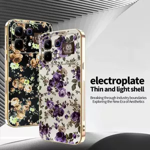 Ốp Lưng Cho Infinix Note 60 Pro X6878 X6879 Vỏ Điện Thoại Chống Rơi Bằng Da Dòng Hoa Hồng