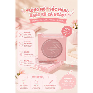 [Y336b] Phấn Má Hồng Trang Điểm MENOW Cloud Cheek Powder Blush 4.5g - Lên Màu Tự Nhiên, Dễ Tán