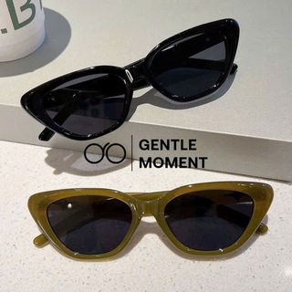 [KOL Live] Kính râm mắt mèo GENTLE MOMENT chống tia UV kính mát thời trang nam nữ phong cách Hàn Quốc GM1539