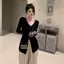 Pure Desire Kem chống nắng lụa băng phong cách Hàn Quốc Mùa hè Áo len Cardigan cổ chữ V phong cách mới dành cho nữ Hot Girl Màu đen Tính khí dài tay