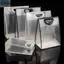 Túi quà tặng JVSUB PVC, Túi quà tặng trong suốt phong cách đơn giản bằng nhựa mờ, Túi Tote chống nước di động Tiệc cưới