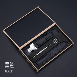 Dây đeo đồng hồ đa năng da bò lớp 1 00985 / Thiết kế khóa bướm ép đôi / Kích thước đầy đủ 12mm-24mm / Dây đeo thay thế bằng da thật / Thích ứng với đồng hồ thông minh nhiều thương hiệu chính hãng / Bao bì hộp gỗ EC cao cấp