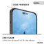 Kính Cường Lực ANANK 2.5D Trong Suốt Có Khung Tự Dán iPhone 17 Pro Max / 16 / 15 / 14