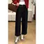 2026 Xuân Hè Phong Cách Mới Quần Jean Thẳng Nữ Plus Size Hình Quả Lê Cơ Thể Eo Cao Ôm Hơn Nhìn Bao Da Thịt Ống Rộng Đến Mắt Cá Chân Quần