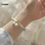 KUZHEN Opal Ánh Trăng Pha Lê Vòng Tay Ánh Sáng Sang Trọng Co Giãn Lily Valley Hoa Vòng Tay Cho Bé Gái Nữ Trang Sức Phụ Kiện HOT