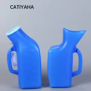 CATIYAHA Nước Tiểu Nam, Nồi Ngủ Dày Nhựa, Người Cao Tuổi Dung Tích Lớn Có Nắp Bảo Quản Nước Tiểu Nữ