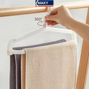 MAKY Xoay Chống Trơn Trượt Gấp Móc Treo Mở Rộng Thi Hỗ Trợ Co Giãn Quần Áo Sấy Ra Tiết Kiệm Không Gian Mở Rộng VN