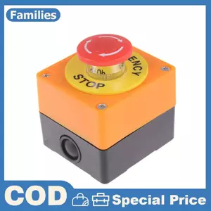 Dấu hiệu đỏ Nấm dừng khẩn cấp Nút nhấn Trạm công tắc 1 NO 1 NC