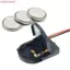 CODECOVED Pin Hộp Bảo Quản Pin Trắng Ổ Cắm Pin Flip Cover Dây Dẫn CR2032 Pin Hộp Đựng