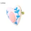 LUImo Vòng Trái Tim Nhỏ Giọt Dầu Nhẫn Vintage Hình Học Phong Cách Không Dị Ứng Trang Sức Dành Cho Nữ Lễ Hội Quà Tặng SBS