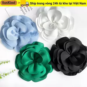 SUNKISSD Hoa ngực, Phụ kiện trâm cài cỡ lớn, Váy cưới Phụ kiện tóc DIY có thể tháo rời