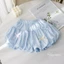 Quần Short Bé Gái 1-8 Tuổi Mùa Hè Phong Cách Hàn Quốc Nút Thắt Lưng Dễ Thương Màu Đơn ✨Luyoo25.vn✨