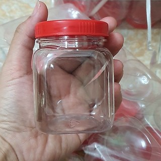 10 lọ nhựa vuông 300ml