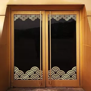 Phong Cách Trung Hoa Đám Mây Tốt Lành Cửa Kính Cửa Sổ Chống Va Chạm Cửa Sổ Lưới Tản Nhiệt Dán Năm Mới Ngày Đầu Năm Vàng Cửa Hàng Trang Sức Khách Sạn Dán Tường 26.6.24