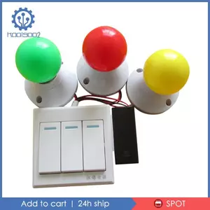 Đồ chơi bận rộn Trẻ em phát triển kỹ năng vận động Quà tặng trong nhà cho bé gái Đèn 3 màu #5