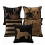 Phong Cách Trung Cổ Ánh Sáng Sang Trọng Huyền Thoại Quái Vật Cao Cấp Sofa Rộng Viền Phong Cách Mới Trung Quốc Da Báo Nâu Gối Đầu Giường Đệm Tựa Lưng26062402