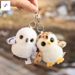Búp bê đồ chơi sang trọng hình cú dễ thương - Mặt dây chuyền chim phong cách cho bạn gái
