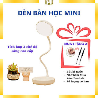 [HCM] Đèn học mini chống cận 3 chế độ sáng cắm điện để bàn làm việc kèm quà