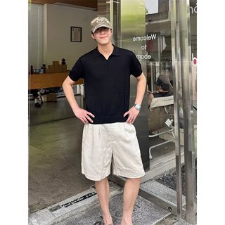 Quần short đàn hồi dây rút cao cấp phong cách đường phố cổ điển dành cho nam và nữ