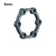 Vòng đệm xe đạp leo núi PYCOU MTB, Bộ chuyển đổi trung tâm phanh đĩa tăng cường màu đen 44mm, Má phanh 6 lỗ 60x60x6mm