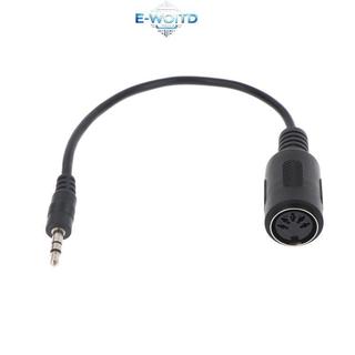Cáp chuyển đổi TRS E-WOITD MIDI DIN 5 sang 3,5mm Bộ chuyển đổi âm thanh chống tĩnh điện bền linh hoạt cho bánh răng hiệu suất sân khấu E-WOITD
