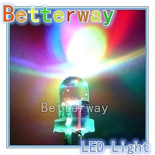 100 Cái / lốc Trong Suốt F5 5 Mm LED 7 bảy Màu Điốt Phát Sáng Thay Thế Chậm nhấp nháy Betterway