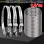 Dây đeo kẹp ống 0,5 / 1m TUYỆT VỜI, Khóa buộc cáp có thể điều chỉnh bằng thép không gỉ, Kẹp ống ống linh hoạt để cố định đường ống
