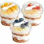 10 Chiếc Cốc Pudding Dùng Một Lần Không Chứa BPA Tròn Trong Suốt Có Nắp Thìa Cho Mousse Jelly Dã Ngoại Trẻ Em Sna Phục Vụ [VN]