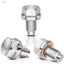 Phích cắm thoát dầu ZENZON, Thép không gỉ có phích cắm chảo dầu nam châm Neodymium, M12 M16 M18 M20 nhẹ có đệm đồng Bu lông đai ốc thoát nước bể phốt từ tính cho Hyundai
