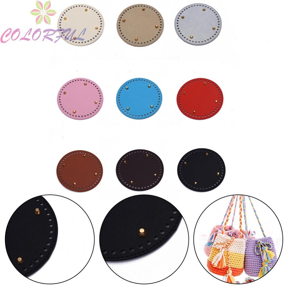 Knitted Bag Bottom 15x15cm Diy Project Gift Multiple Colors Durable Totes