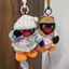 HK1 PINGU Dễ Thương Giấc Ngủ Series Plushie Móc Khóa Mini Chim Cánh Cụt Búp Bê Chuối Ngôi Sao Gối Túi Quyến Rũ Mặt Dây Chuyền Quà Tặng KH1