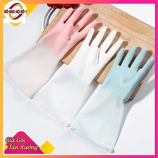 ( COMBO 05 ĐÔI GANG C25 DAI ) Găng tay cao su nhà bếp phối mầu dai, bền, đẹp dobaohoso1