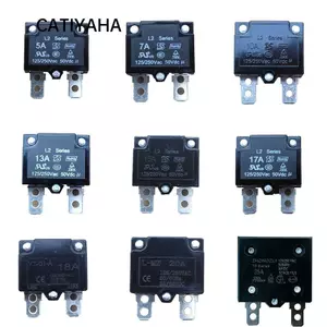 CATIYAHA 2 Chiếc Hiện Tại Bảo Vệ Quá Tải Trẻ Em Bộ Ngắt Mạch Điện Trẻ Em RC Đồ Chơi 7A 10A 15A Đặt Lại Rơ Le