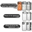 Ốp Điện Thoại Acrylic Từ Tính Khủng Long Thể Dục Cho IPhone 17 Pro Max 17Air 15 14 13 12 16 Plus Vỏ Bảo Vệ Chống Sốc