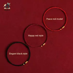 Vòng tay cặp đôi Luy thủ công Cuộc sống 1314 Phương pháp cổ xưa Shajin Chuyển hạt Vòng tay dệt tay cho bạn gái Người yêu Quà tặng Mới
