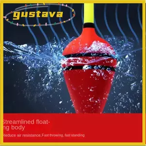GUSTAVA 1 / 2 Chiếc Nhựa Câu Cá, Light Stick Câu Cá Đêm Dạ Quang Phao, bắt Mắt Đá Câu Cá 30g-100g Nhựa Bobber Câu Cá Đêm