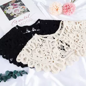 JULYHOT Khăn Choàng O-Ne Búp Bê Cổ Giả Áo Sơ Mi Nữ Rỗng Móc Ren Có Thể Tháo Rời Cổ Massivedeals
