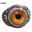 KUZHEN Eye Of The Rèm Nhẫn Nhẫn Thiết Kế Nhãn Cầu Nhẫn Dark Lore Nhẫn Mắt Của Veil Nhẫn Đảng Nhẫn Nam Trang Sức Anime Đầu Lâu HOT
